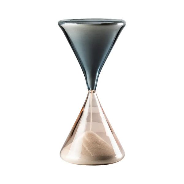 Clessidra Light Pink & Grape Hourglass Murano Sculpture