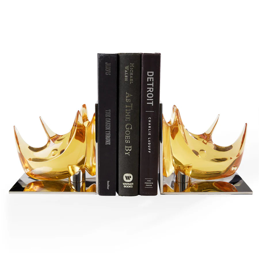 JA Rhino Bookends