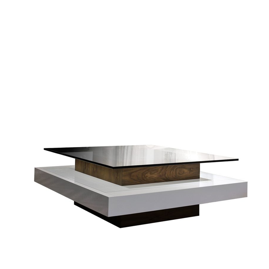 Side look of Coleccion Alexandra Detroit Centre Table on white back ground available at Spacio India for Luxury home decor collection of Indoor Furniture.