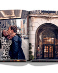 Assouline New York Chic coffee table book displaying photos of Bergdorf Goodman store company & a lovely couple on white back ground available at Spacio India for luxury home decor accessories collection of Travel Coffee Table Books.