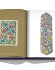 Assouline Boghossian: Expertise Craftsmanship Innovation coffee table book displaying photo of Boghossian Manuscript Coloured Diamond Bracelet on white background at Spacio India for luxury home decor collection of Jewellery Coffee Table Books.