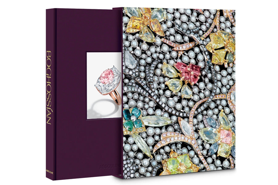 Assouline Boghossian: Expertise Craftsmanship Innovation coffee table book with its cover on white background at Spacio India for luxury home decor collection of Jewellery Coffee Table Books.