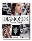 The Assouline Coffee Table Book Diamonds: Diamond Stories showcasing natural diamonds and designer stories has a luxurious cover.