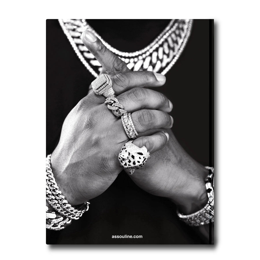 Back cover of Assouline Diamonds: Diamonds Stories coffee table book on a white back ground available at Spacio India for luxury home decor collection of Jewellery Coffee Table Books.