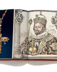 Assouline Jewels of the Renaissance coffee table book displaying print of Emperor Ferdinand II on a white background available at Spacio India for luxury home decor accessories collection of Jewellery Coffee Table Books.