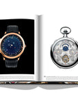 Assouline Coffee Table Book The Impossible Collection of Watches photo of Van Cleef & Arpels and Vacheron Constantin 57260 watches on a white back ground available at Spacio India for luxury home decor accessories collection of Ultimate Coffee Table Books.