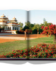 Assouline Jaipur Splendor coffee table book displaying photo of Rambagh Palace at Jaipur on a white back ground available at Spacio India for luxury home decor accessories collection of Travel Coffee Table Books.