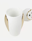 A Bosa Barns The Owl mug on a white surface, perfect for your Owls collection.