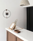 Clock Nomon Nano Black Walnut Wall NANONN