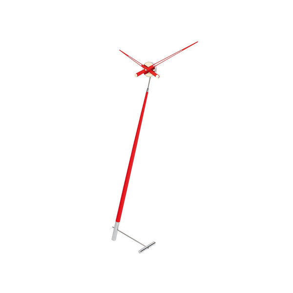 Pisa Laquered Red Floor Clock