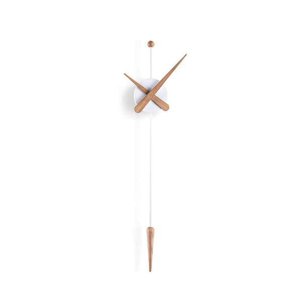 Punta White Oak Wall Clock