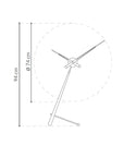 Clock Nomon Puntero T Graphite PUT0000N