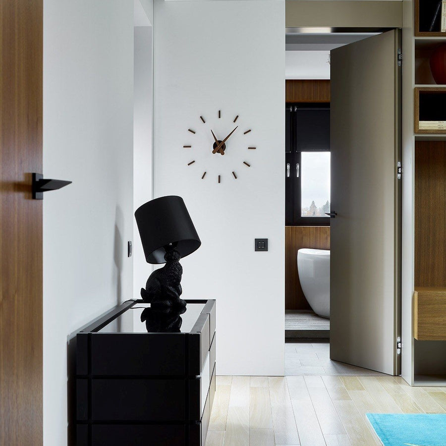 Clock Nomon Sunset Graphite Walnut ISUNT