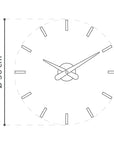 Clock Nomon Sunset Graphite Walnut ISUNT