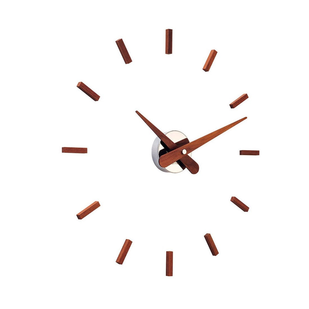 Sunset Walnut 50 Wall Clock by Nomon | Spacio
