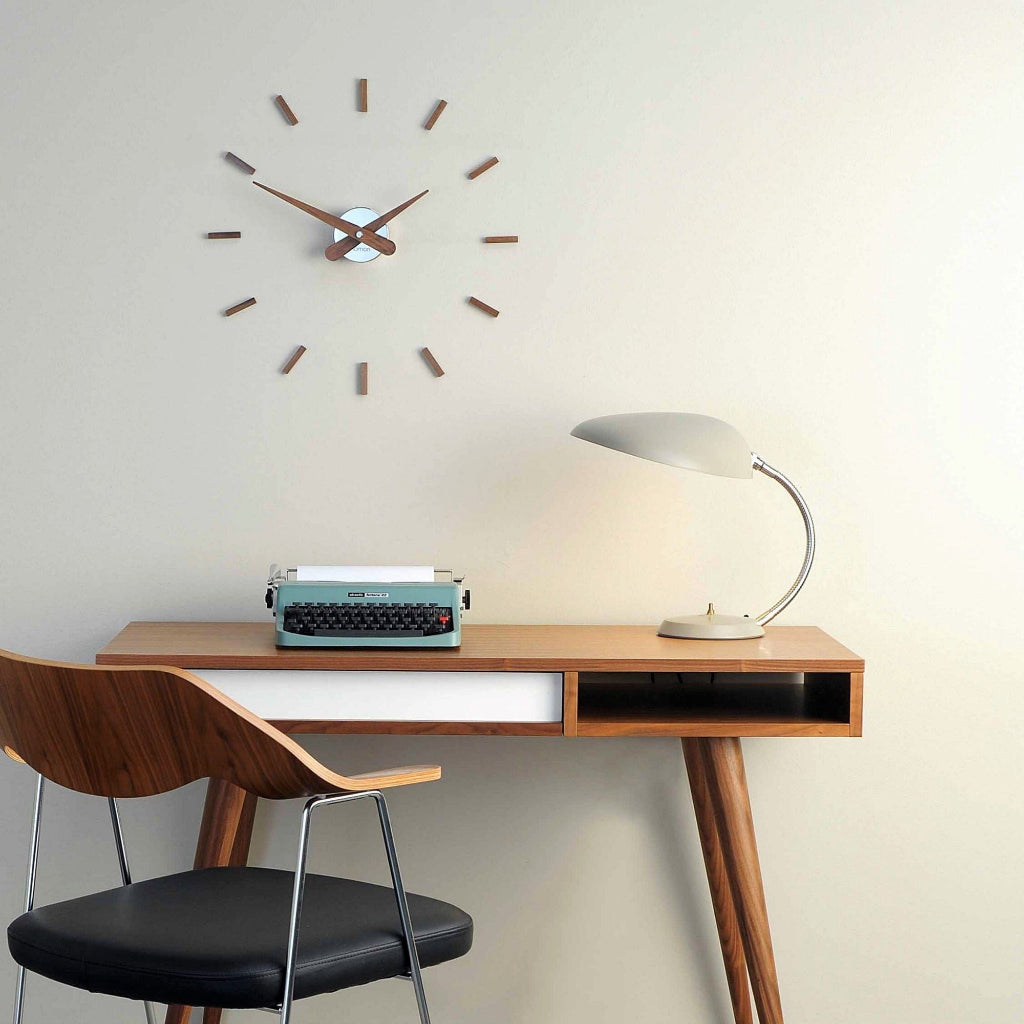 Sunset Walnut 50 Wall Clock by Nomon | Spacio