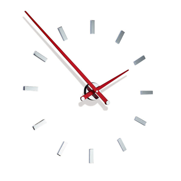 Side view of Nomon Spain Tacon L 12 Red on a white back ground available at Spacio India for luxury home decor collection of Timepieces & Clocks.