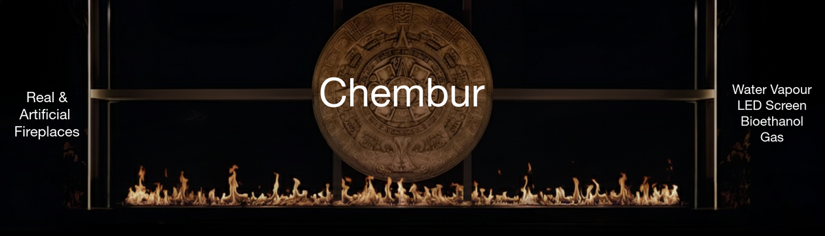 Luxury indoor and outdoor fireplaces in Chembur by Spacio including water vapour, LED, bioethanol and gas fireplaces