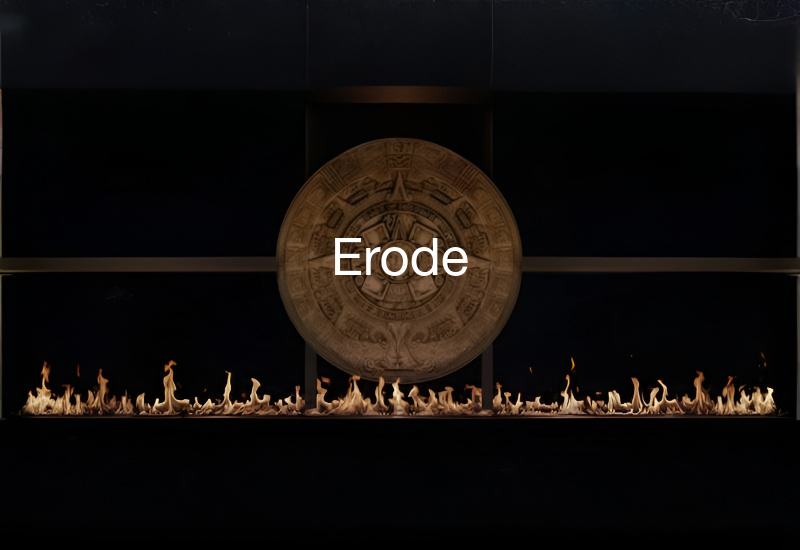 Luxury indoor and outdoor fireplaces in Erode by Spacio including water vapour, LED, bioethanol and gas fireplaces