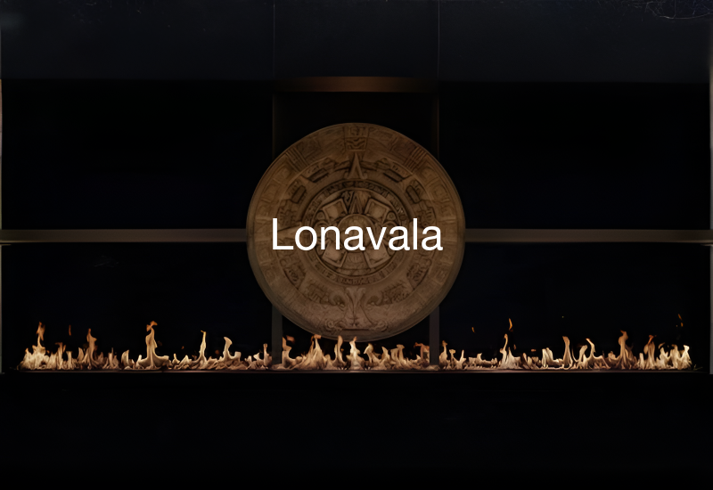 Luxury indoor and outdoor fireplaces in Lonavala by Spacio including water vapour, LED, bioethanol and gas fireplaces