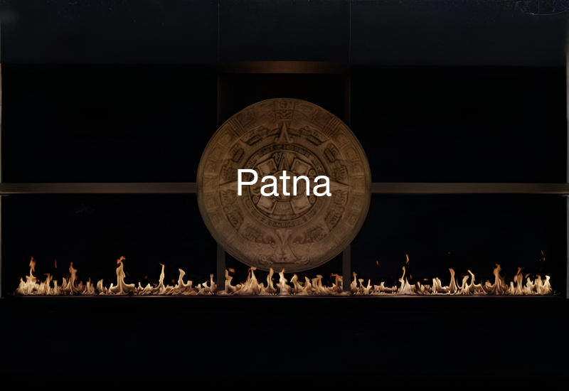Luxury indoor and outdoor fireplaces in Patna by Spacio including water vapour, LED, bioethanol and gas fireplaces