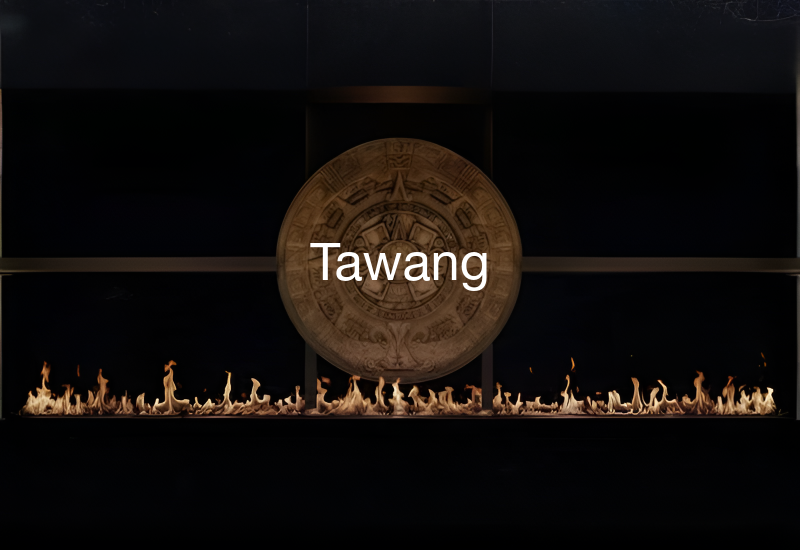 Luxury indoor and outdoor fireplaces in Tawang by Spacio including water vapour, LED, bioethanol and gas fireplaces