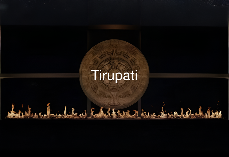 Luxury indoor and outdoor fireplaces in Tirupati by Spacio including water vapour, LED, bioethanol and gas fireplaces
