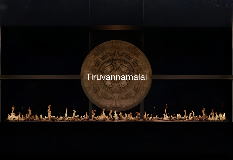 Luxury indoor and outdoor fireplaces in Tiruvannamalai by Spacio including water vapour, LED, bioethanol and gas fireplaces
