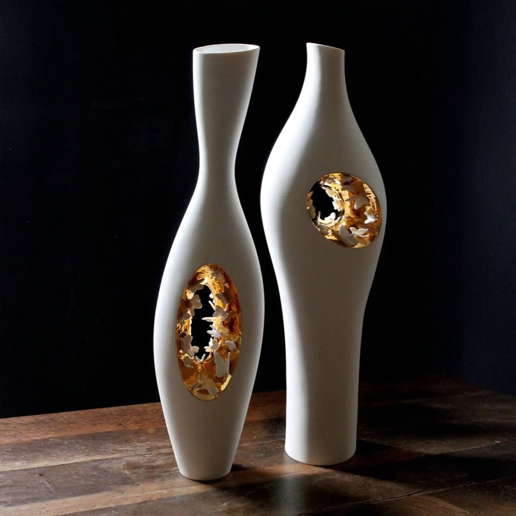 Falling in Love Gold (Pair) by FOS Ceramiche | Spacio