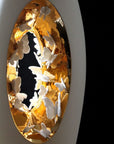 A Fos Ceramiche Falling in Love Gold Vase (Pair) with butterflies in it by Enea Mazzotti.