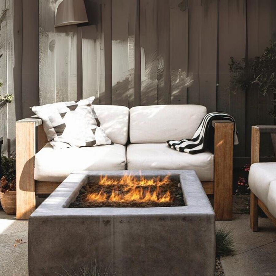 Galio H Outdoor Gas Insert Fireplace by Planika | Spacio