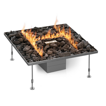 Galio H Outdoor Gas Insert Fireplace by Planika | Spacio