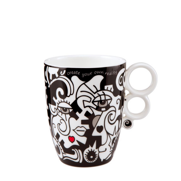 Goebel Cup Two in One by Billy The Artist on a white background available at Spacio India for Luxury Homes collection of Tableware Accessories