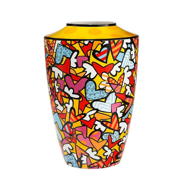 Goebel All We Need Is Love small vase by Romero Britto available at Spacio India Collection of Decor Accessories for Luxury Homes