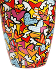 Bottom close look of Goebel All We Need Is Love small vase by Romero Britto available at Spacio India Collection of Decor Accessories for Luxury Homes