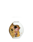 Goebel Vase Small The Kiss by Gustav Klimt in Porcelain on White background available at Spacio India from the Luxury Home Decor Artefacts Collection