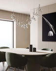Modern dining room styled with wall art & Bloome composition