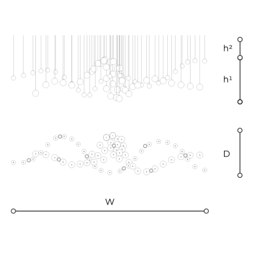 Lila T776 EFG Fluid Art Composition Light by Italamp | Spacio