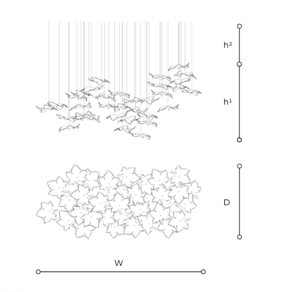 Lisia T752 DEF Fluid Art Composition Light by Italamp | Spacio
