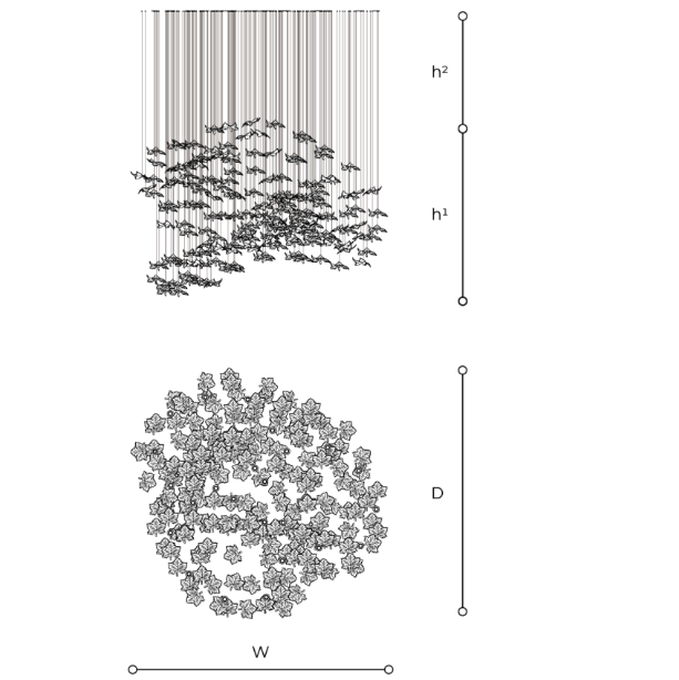 Lisia T752 XBC Fluid Art Composition Light by Italamp | Spacio