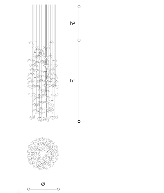 Marina T762 JKL Fluid Art Composition Light by Italamp | Spacio