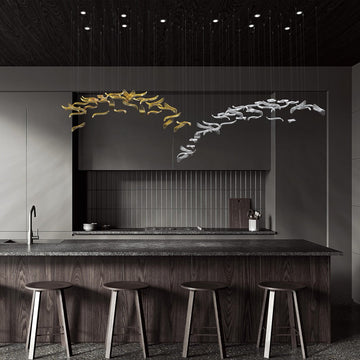 Pluma T750 DEF Fluid Art Composition Light by Italamp | Spacio