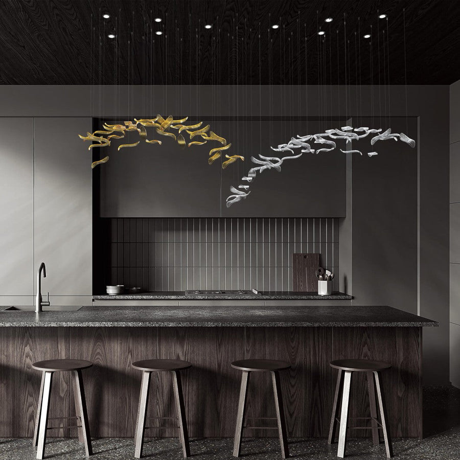 Pluma T750 DEF Fluid Art Composition Light by Italamp | Spacio