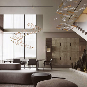 Pluma T750 XBC Fluid Art Composition Light by Italamp | Spacio