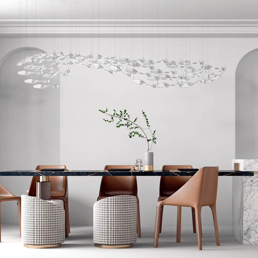 Alyssa T754 FGH Fluid Art Composition Light by Italamp | Spacio