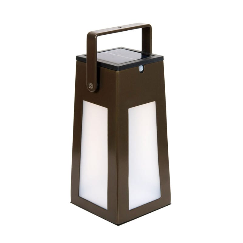 This LJ Solar Lantern Tinka Tink138 300L Space Grey by Les Jardins provides ambient lighting and features a convenient handle for easy transportation.