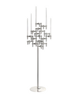 A floor candelabra on a white background