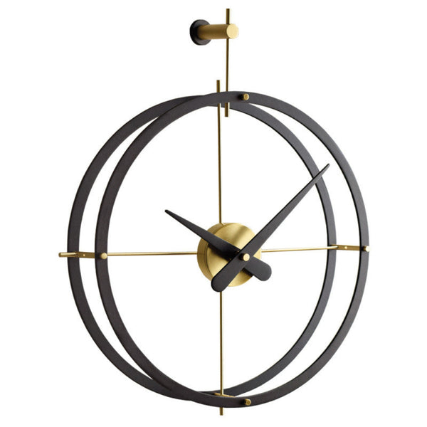 Dos Puntos Nogal Gold Wall Clock