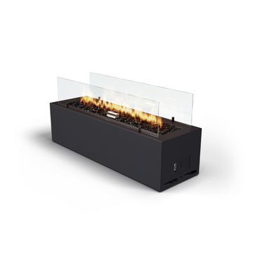 Galio Black Outdoor Gas Fireplace by Planika | Spacio