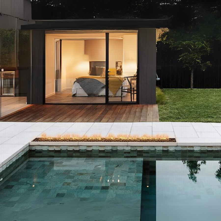 Galio Insert Outdoor Gas Fireplace by Planika | Spacio
